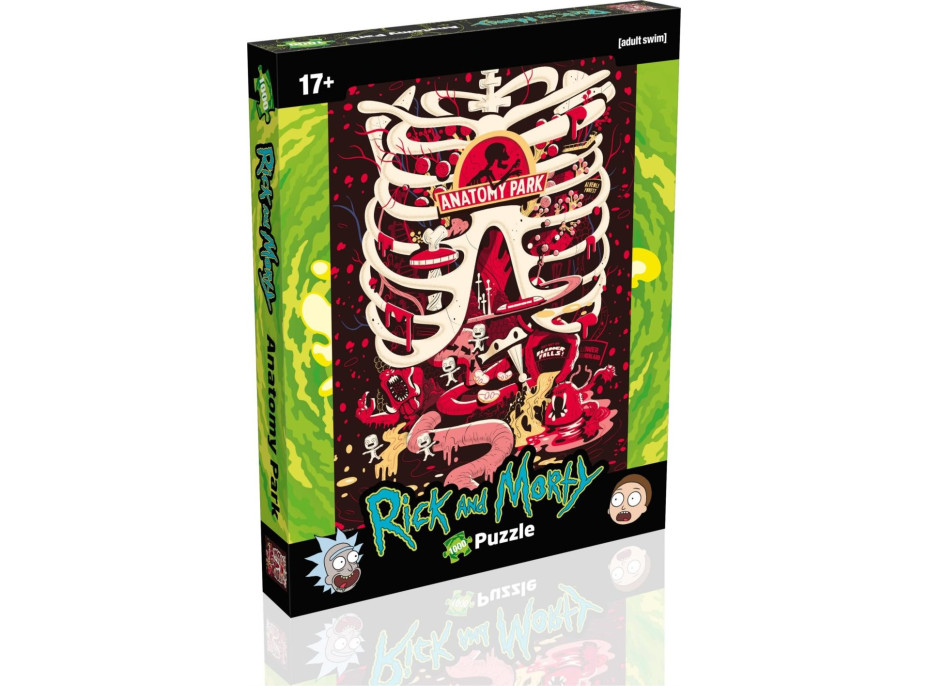 WINNING MOVES Puzzle Rick and Morty: Anatomy Park 1000 dílků