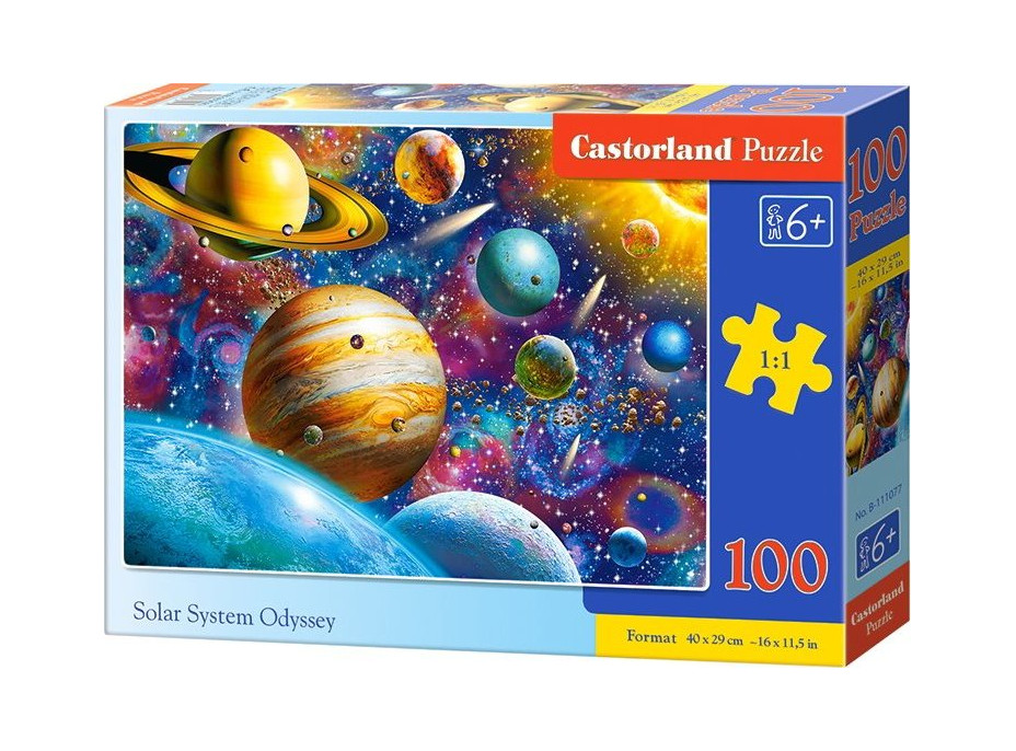 CASTORLAND Puzzle Sluneční soustava 100 dílků