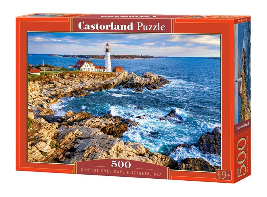 CASTORLAND Puzzle Východ slunce nad Cape Elizabeth, USA 500 dílků