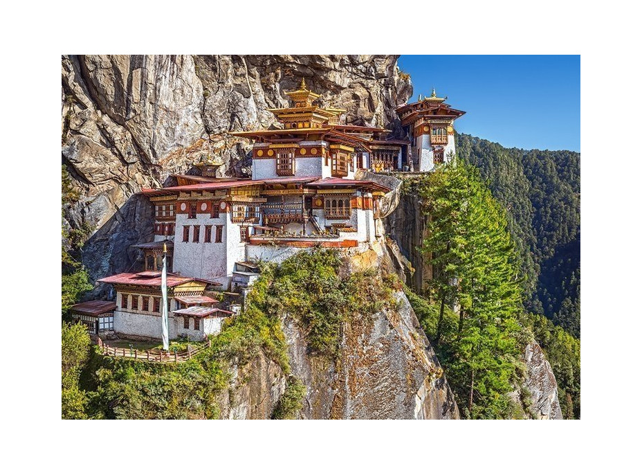 CASTORLAND Puzzle Výhled na Tygří hnízdo v Bhútánu 500 dílků
