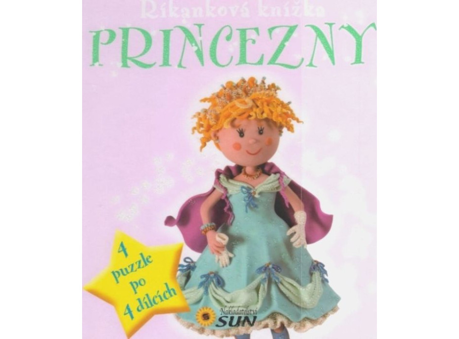 Nakladatelství SUN Kniha s puzzle: Princezny