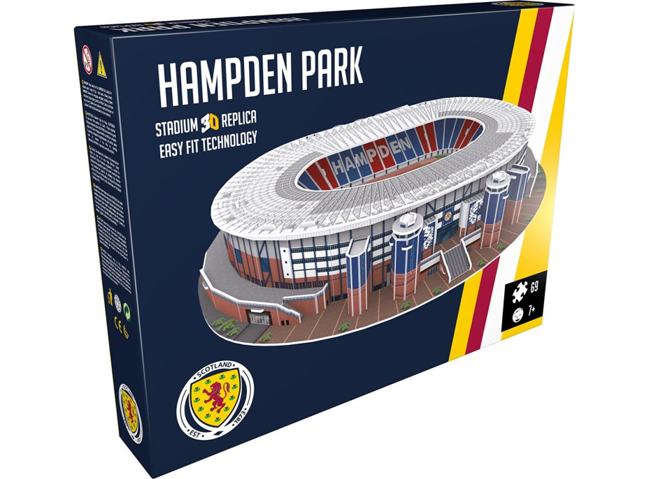 STADIUM 3D REPLICA 3D puzzle Stadion Hampden Park - FC Queen's Park 69 dílků