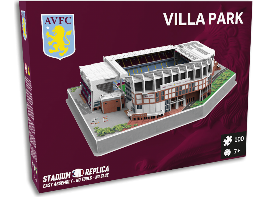 STADIUM 3D REPLICA 3D puzzle Stadion Villa Park - FC Aston Villa 100 dílků