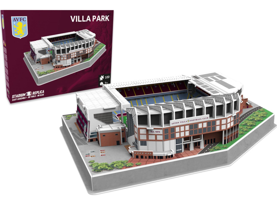 STADIUM 3D REPLICA 3D puzzle Stadion Villa Park - FC Aston Villa 100 dílků