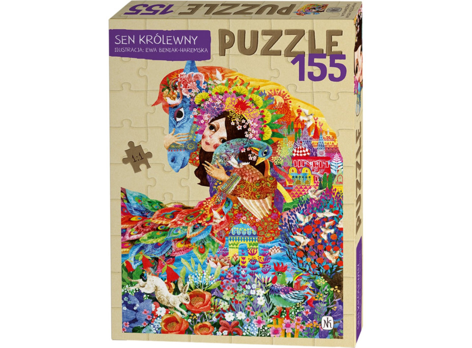 Obrysové puzzle Královnin sen 155 dílků