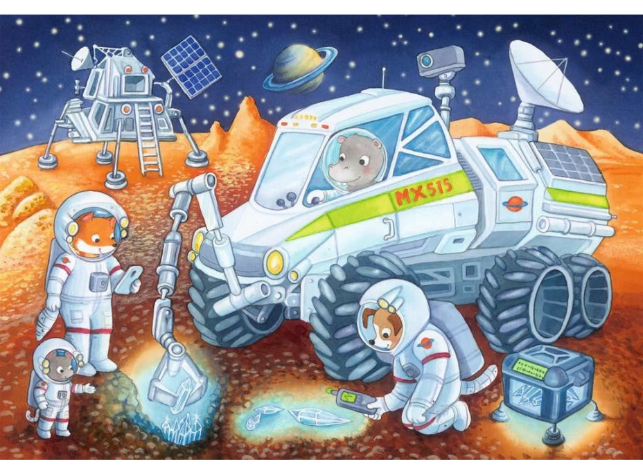 RAVENSBURGER Puzzle Cesta vesmírem 2x24 dílků