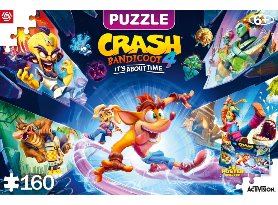 GOOD LOOT Puzzle Crash Bandicoot 4: It's About Time 160 dílků