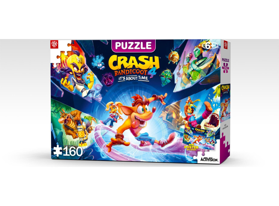 GOOD LOOT Puzzle Crash Bandicoot 4: It's About Time 160 dílků