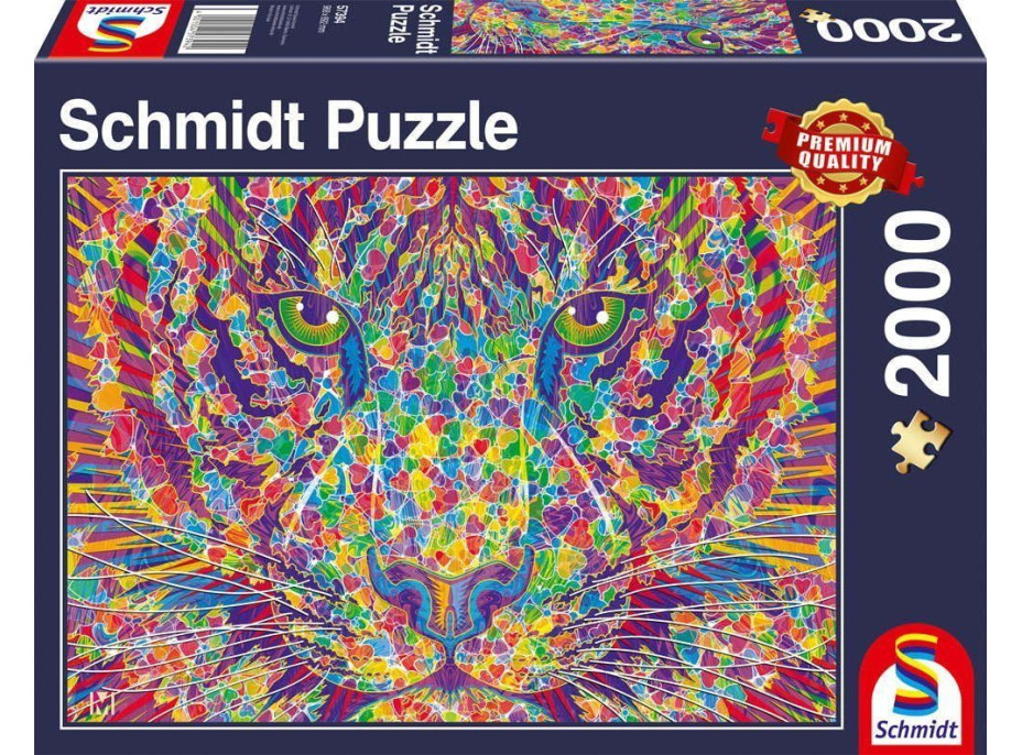 SCHMIDT Puzzle Divokost v tygřím srdci 2000 dílků