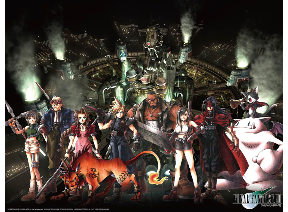 Puzzle Final Fantasy VII. Postavy 500 dílků