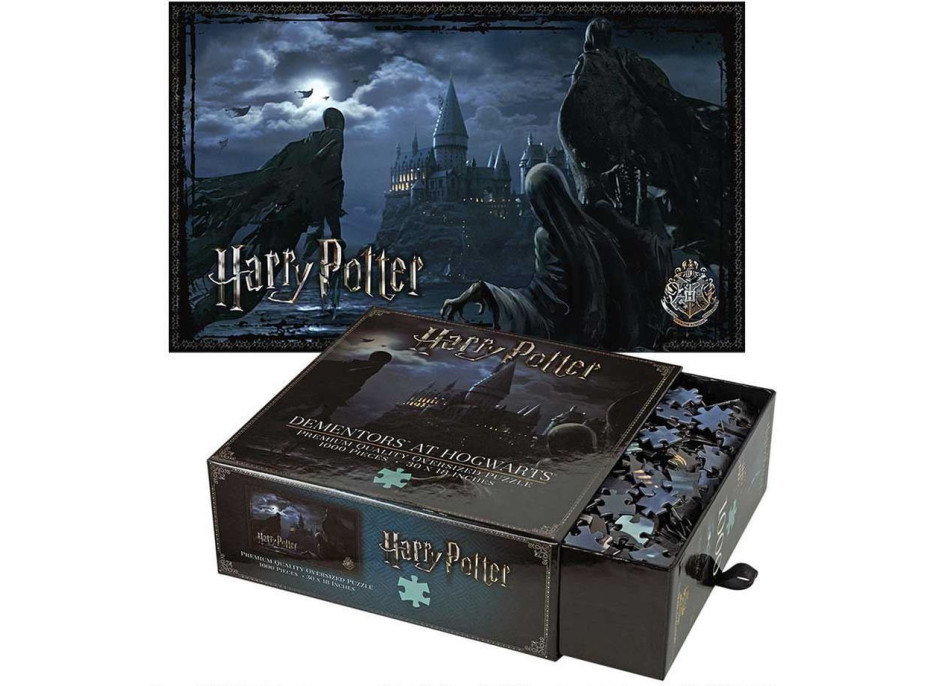 NOBLE PARTNERS Puzzle Harry Potter: Mozkomorové v Bradavicích 1000 dílků