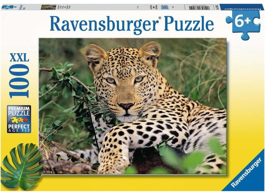 RAVENSBURGER Puzzle Leopard XXL 100 dílků
