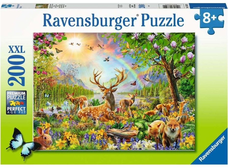 RAVENSBURGER Puzzle Lesní zvířata XXL 200 dílků