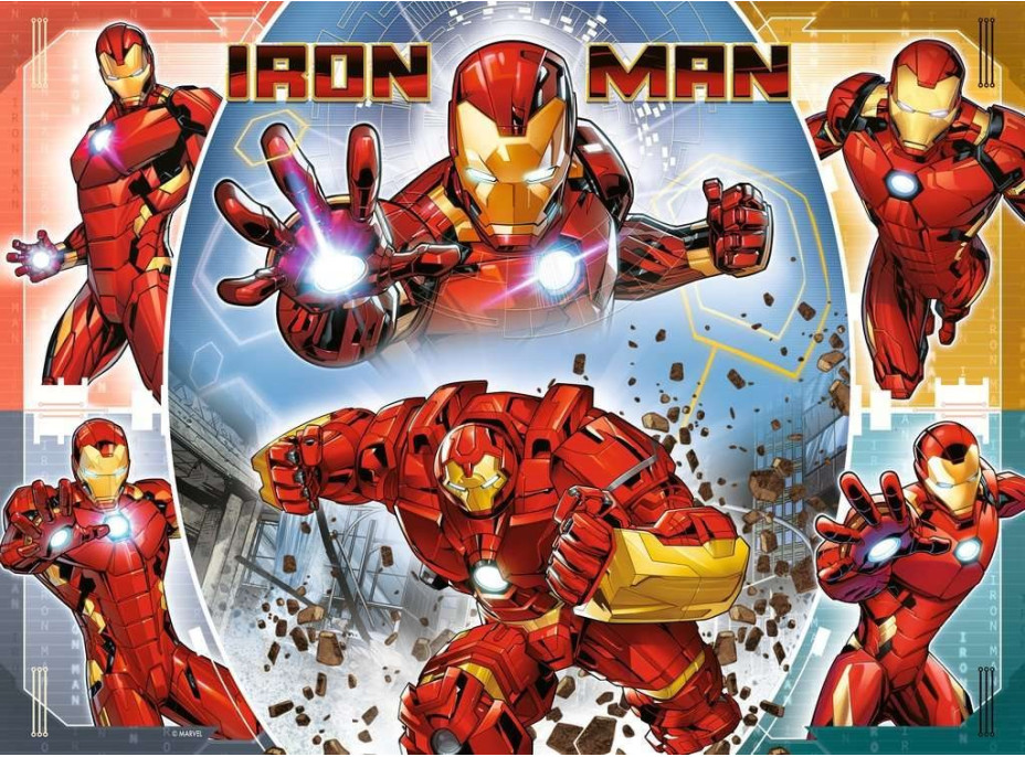 RAVENSBURGER Puzzle Marvel hero: Iron Man XXL 100 dílků