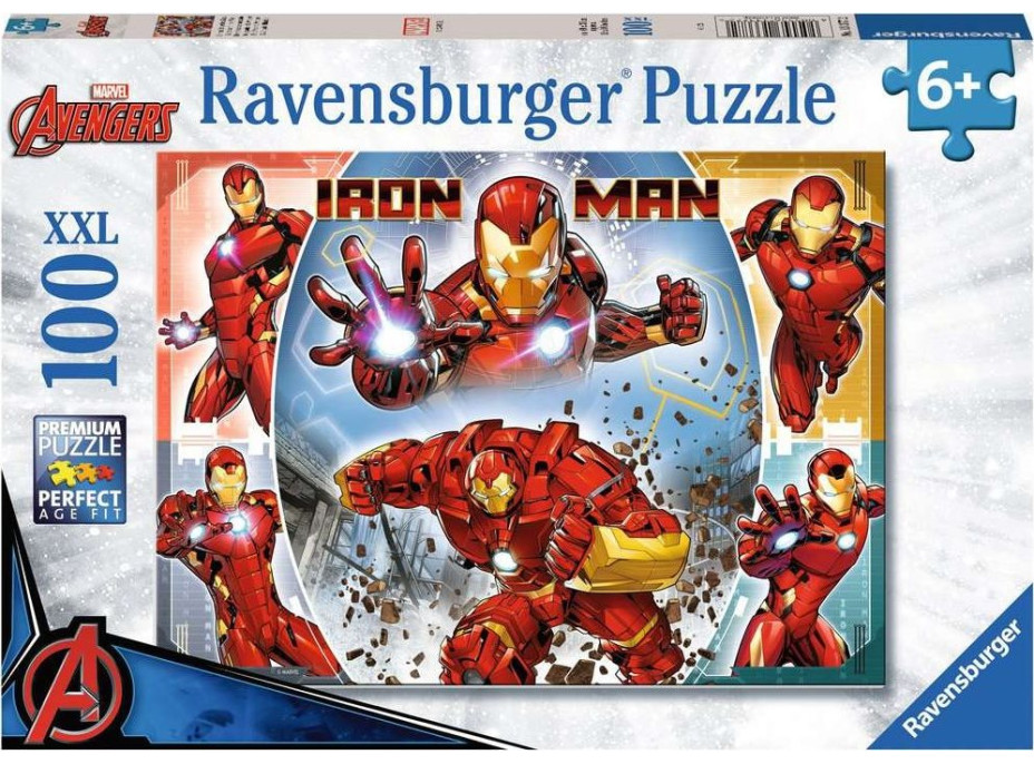 RAVENSBURGER Puzzle Marvel hero: Iron Man XXL 100 dílků