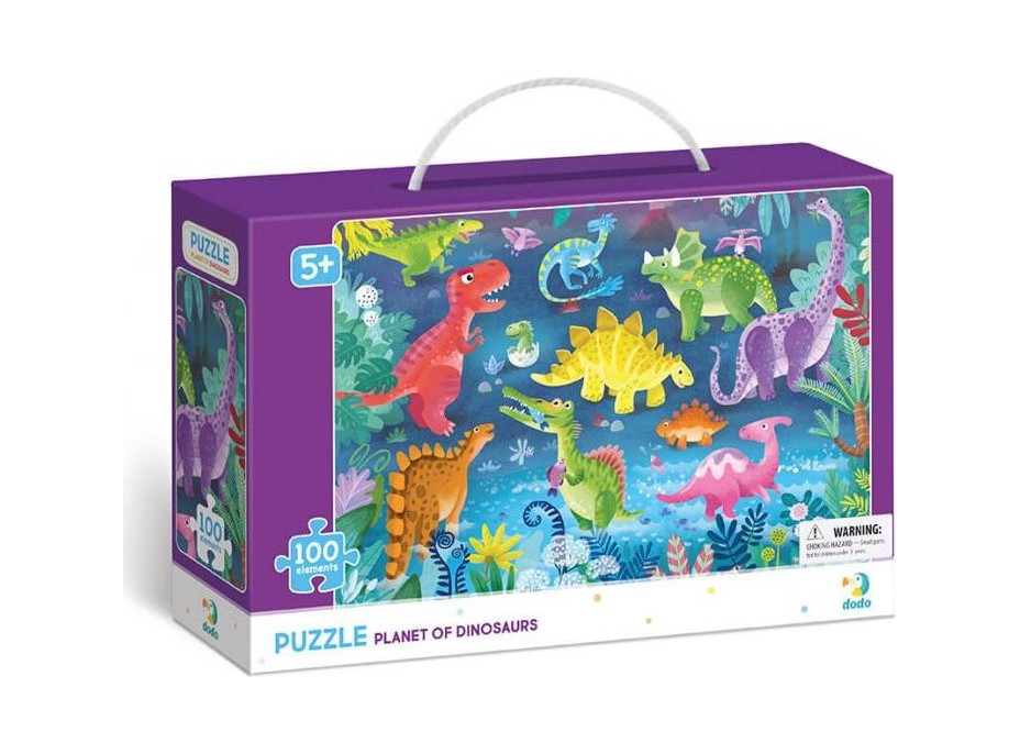 DODO Puzzle Planeta dinosaurů 100 dílků