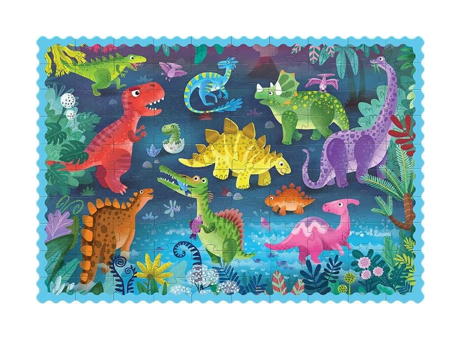 DODO Puzzle Planeta dinosaurů 100 dílků