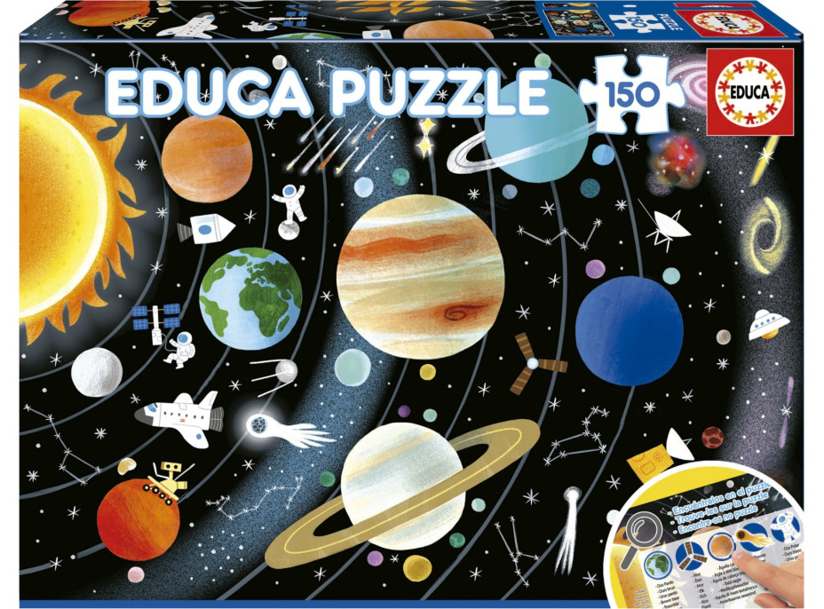 EDUCA Puzzle Sluneční soustava 150 dílků