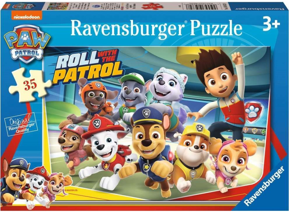 RAVENSBURGER Puzzle Tlapková patrola: Silná jednotka 35 dílků