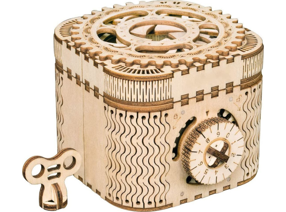 ROBOTIME Rokr 3D dřevěné puzzle Trezor 158 dílků