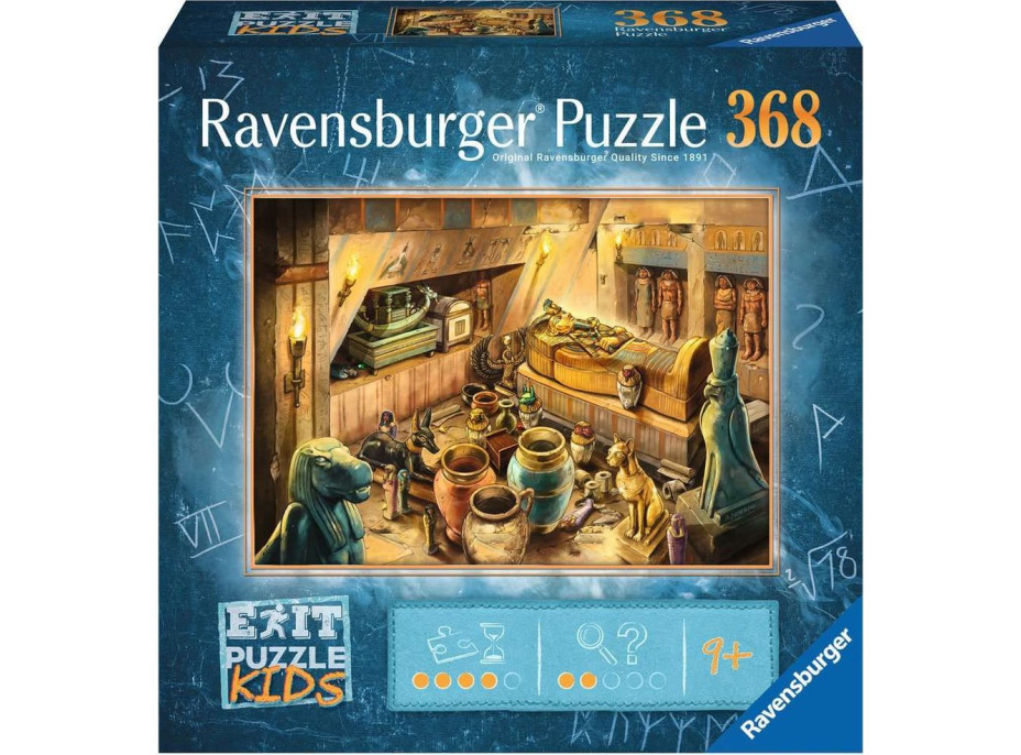 RAVENSBURGER Únikové EXIT KIDS puzzle Egypt 368 dílků