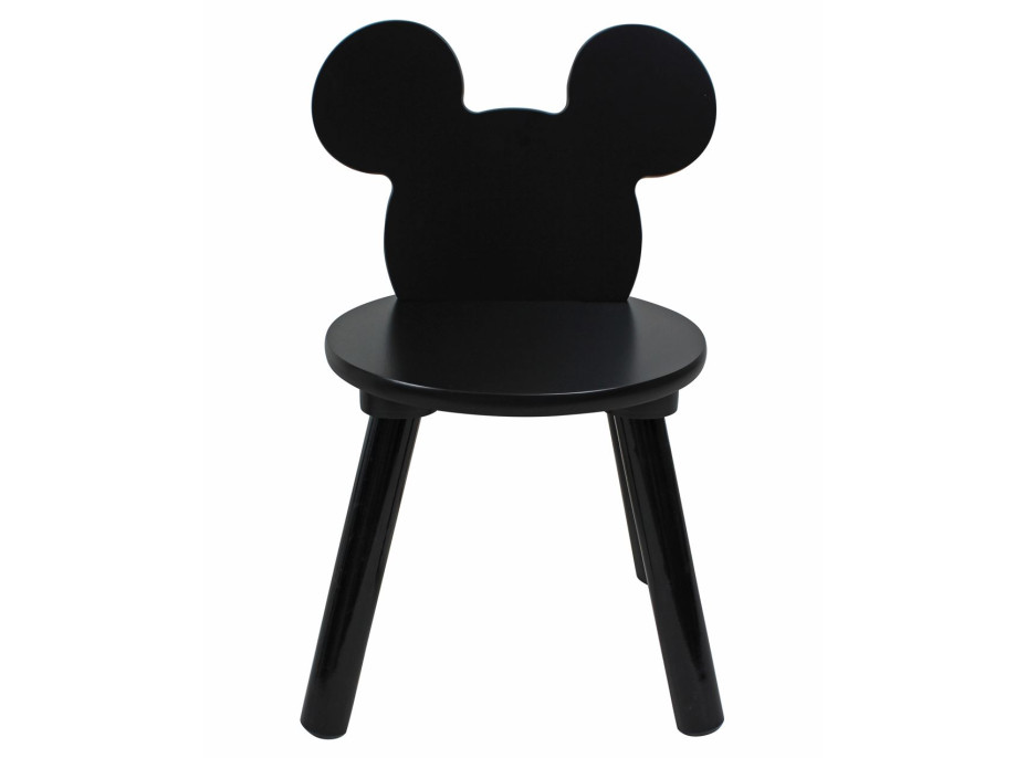 Dětský stoleček se 2 židličkami Mickey Mouse - černý