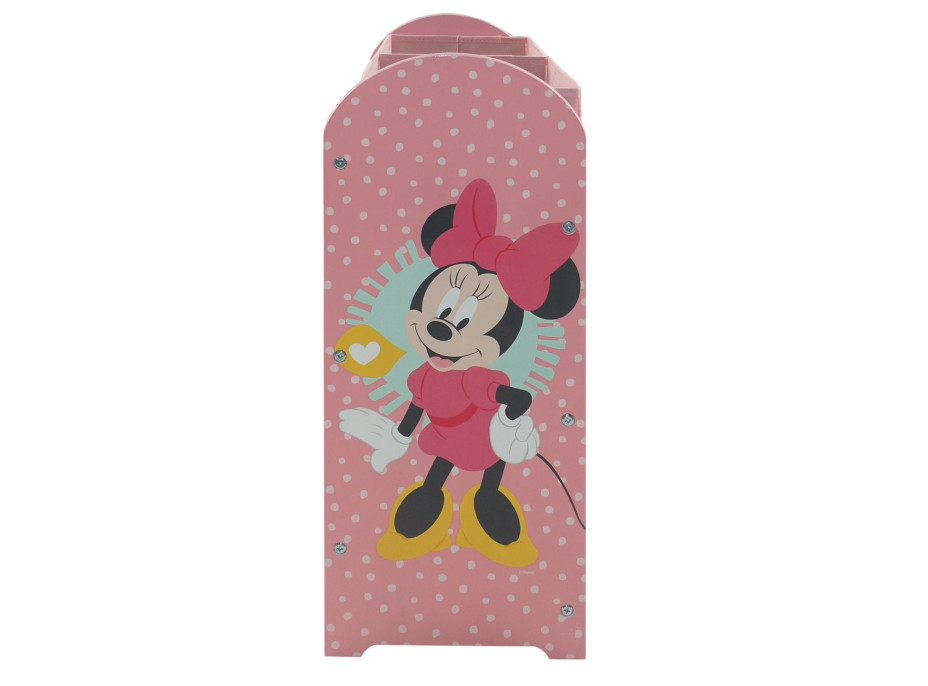 Dětský úložný regál Myška Minnie - růžový