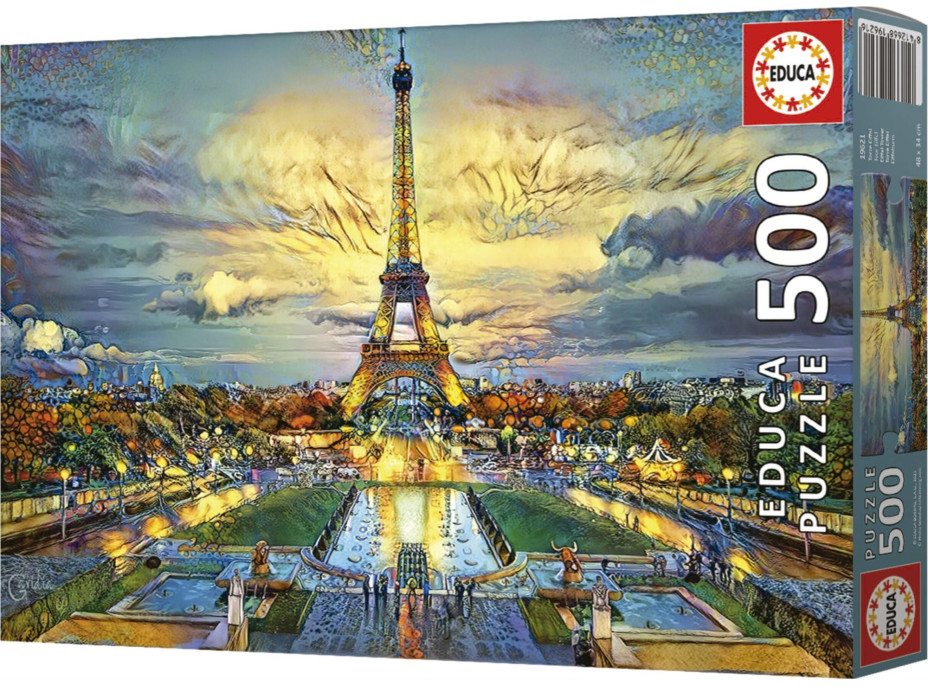 EDUCA Puzzle Eiffelova věž 500 dílků