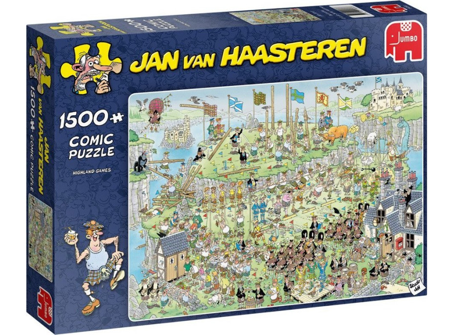 JUMBO Puzzle JvH Highlandské hry 1500 dílků