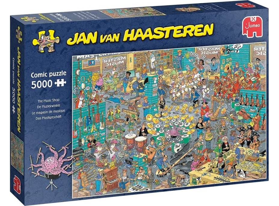 JUMBO Puzzle JvH Obchod s hudebninami 5000 dílků