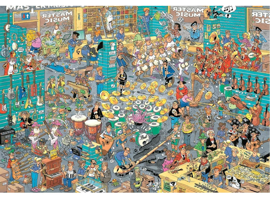 JUMBO Puzzle JvH Obchod s hudebninami 5000 dílků