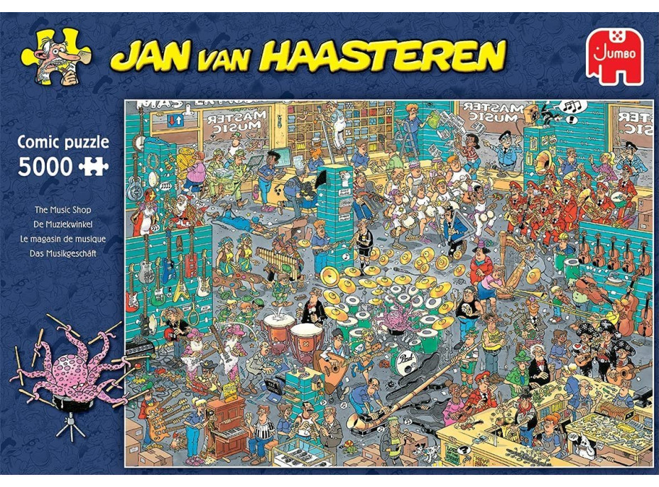 JUMBO Puzzle JvH Obchod s hudebninami 5000 dílků