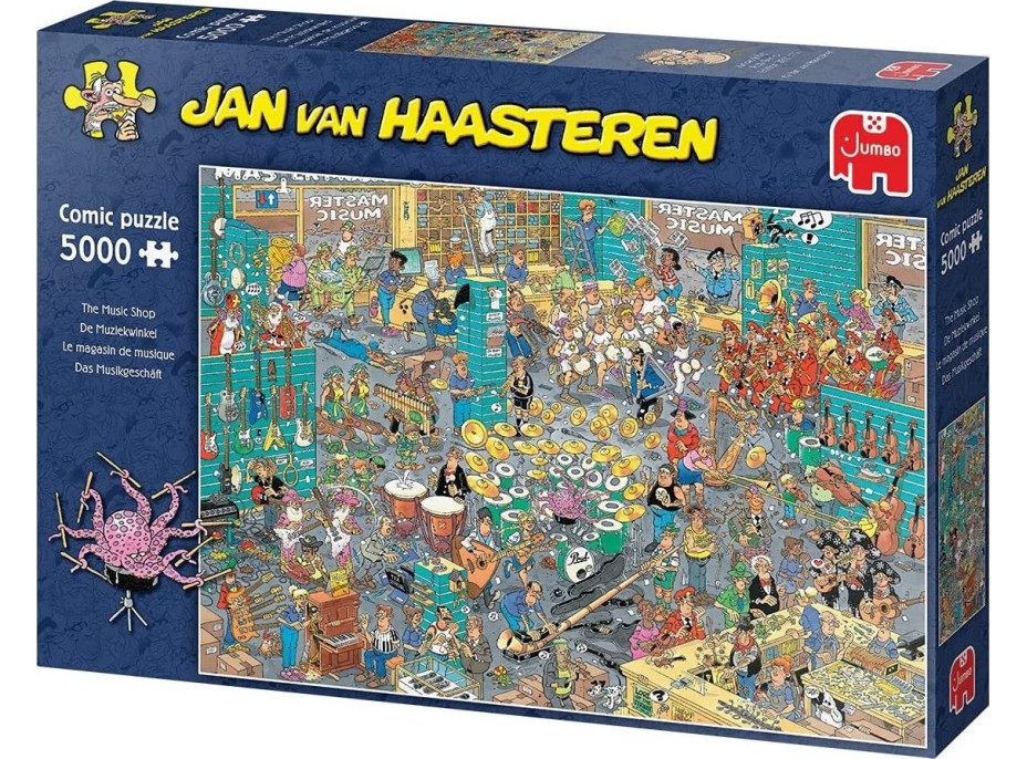 JUMBO Puzzle JvH Obchod s hudebninami 5000 dílků