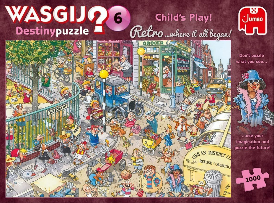 JUMBO Puzzle WASGIJ Destiny 6: Dětské hrátky! 1000 dílků