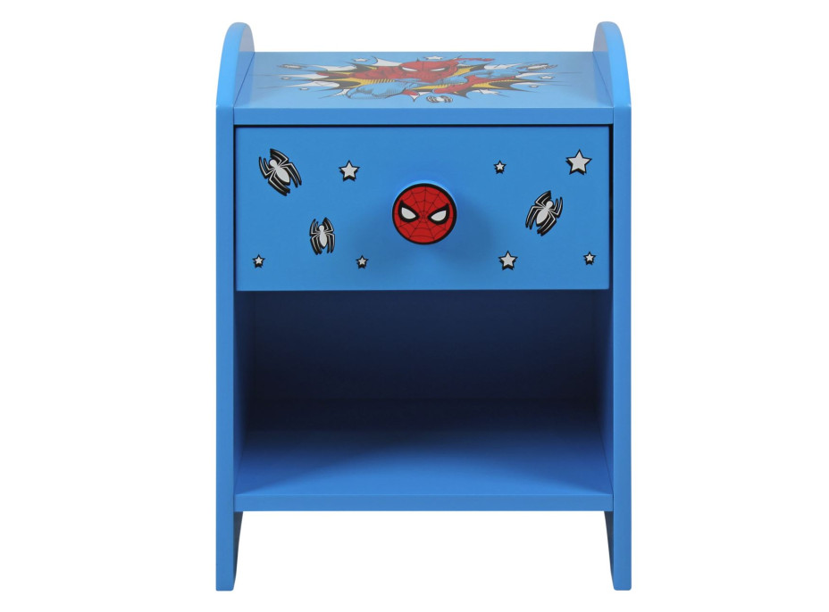 Noční stolek Spiderman - modrý