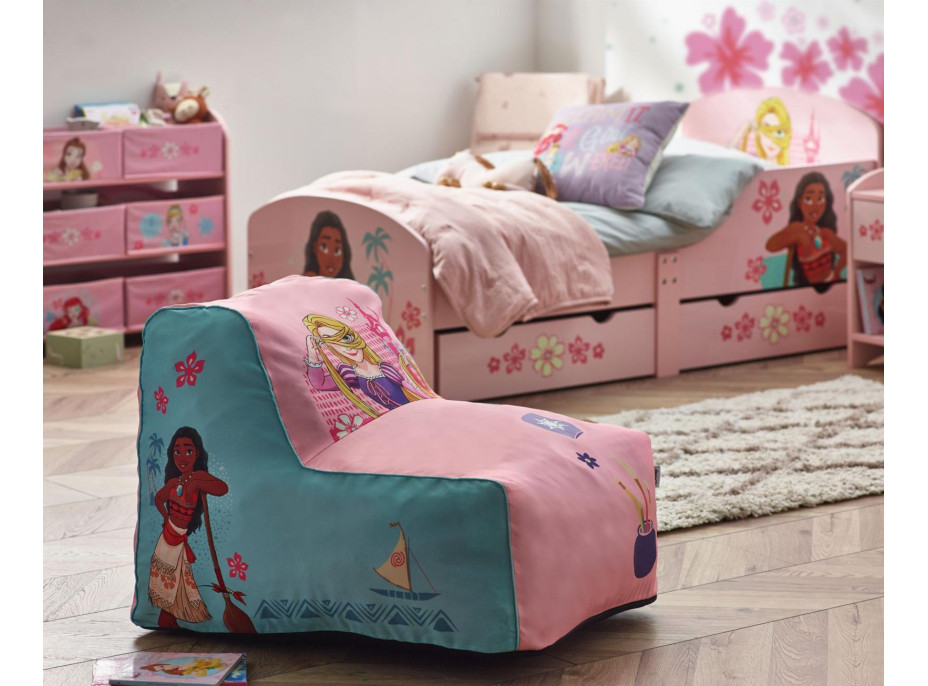 Sedací vak Disney princezny - růžový