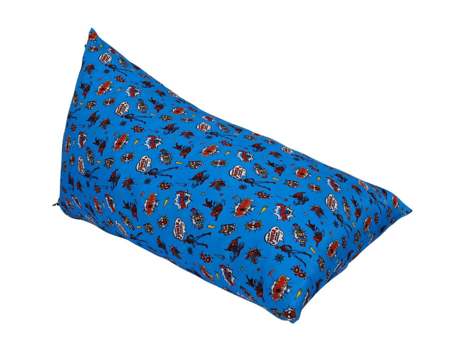 Sedací vak triangle Spiderman - modrý