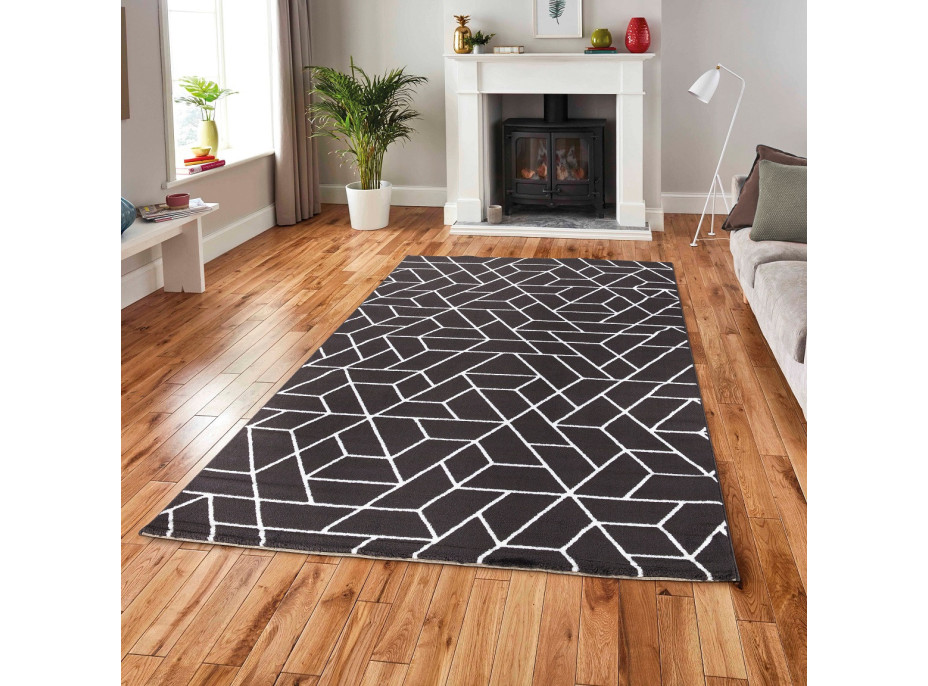 Kusový koberec Helsinki 183 Dark-grey