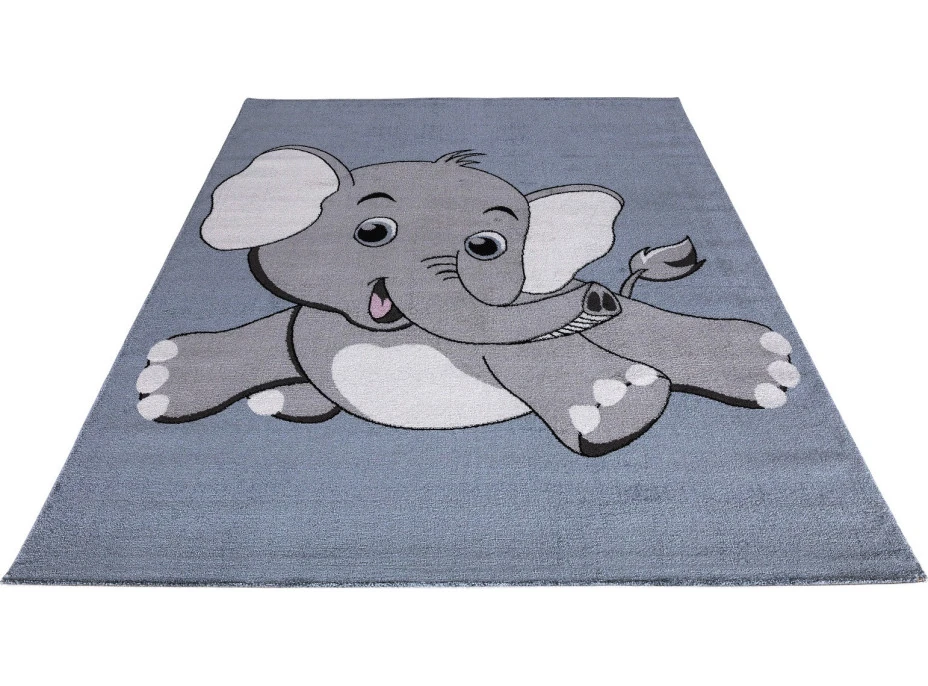 Dětský kusový koberec Candy 155 Blue