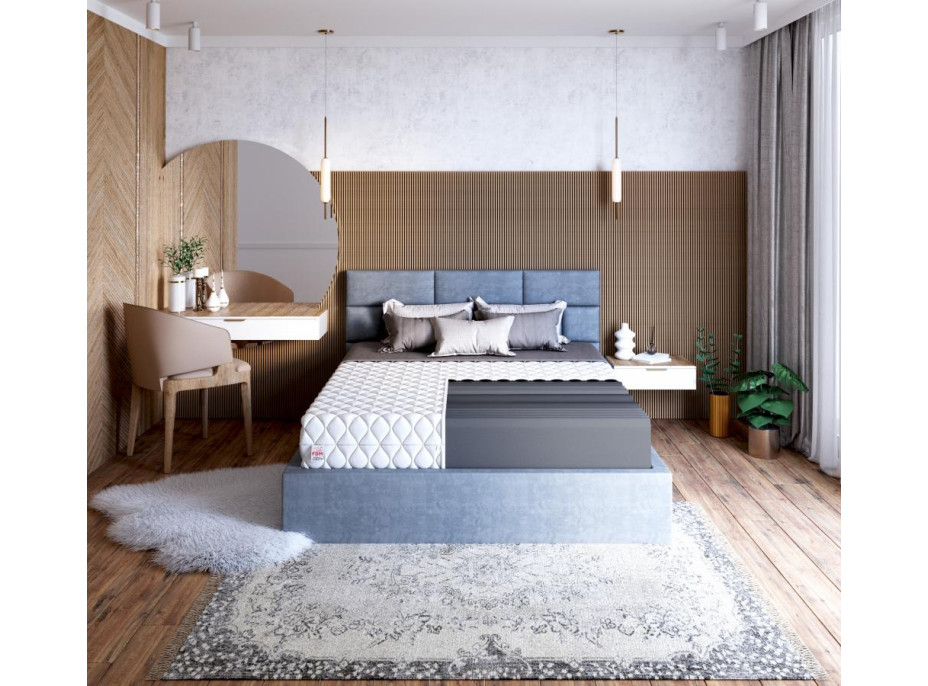 Pěnová matrace LIVE MAX PLUS 200x120x25 cm - HR pěna se zvýšenou hustotou