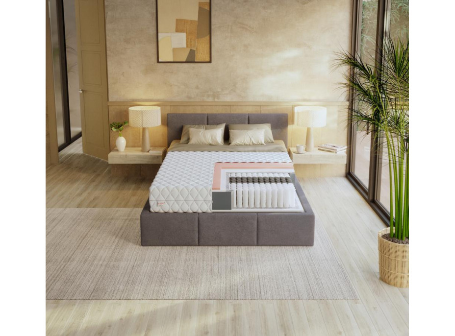 Taštičková multipocketová matrace ATINA MAX 200x80x25 cm paměťová pěna