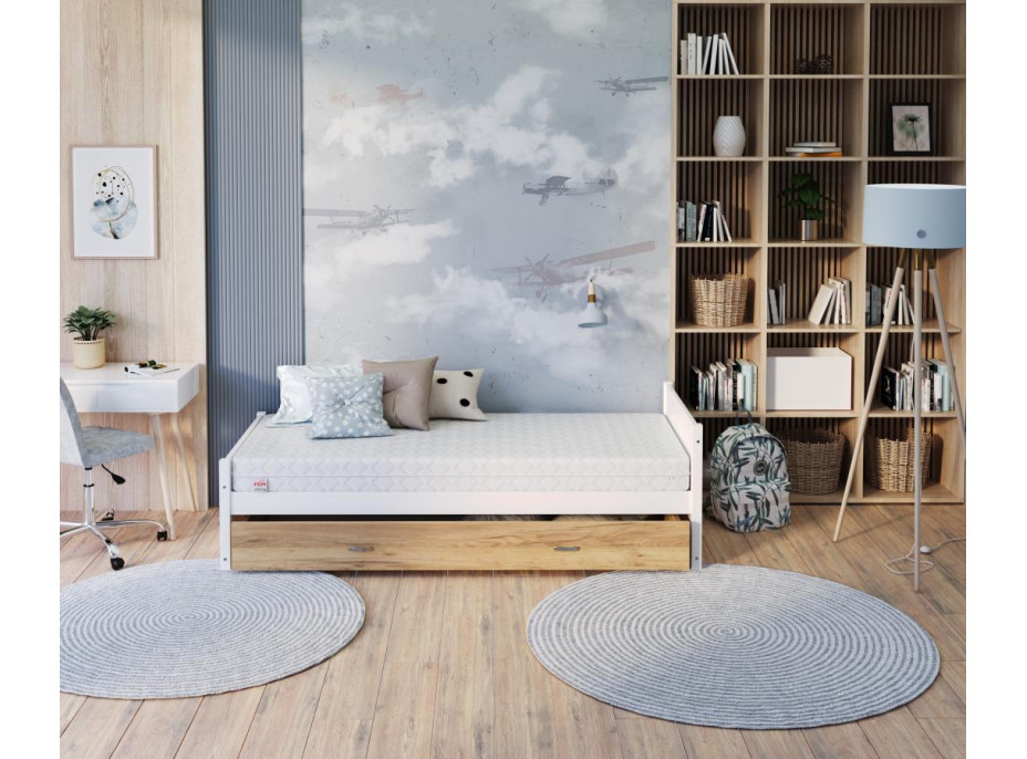 Dětská matrace COCO 180x80x8 cm - pěna/kokos