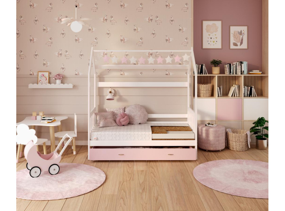 Dětská matrace COCO DUO 140x70x9 cm - kokos/pěna/kokos