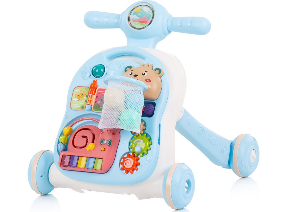 CHIPOLINO Chodítko interaktivní 3v1 Bear Blue