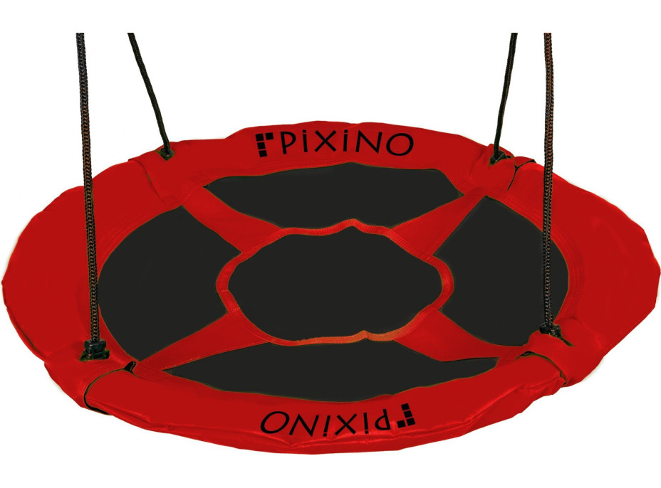 PIXINO Houpací kruh Čapí hnízdo (průměr 100cm) červený