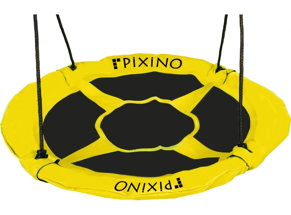 PIXINO Houpací kruh Čapí hnízdo (průměr 100cm) žlutý