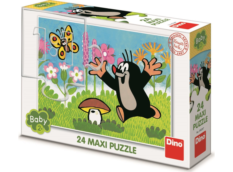 DINO Puzzle Krtek a houba MAXI 24 dílků