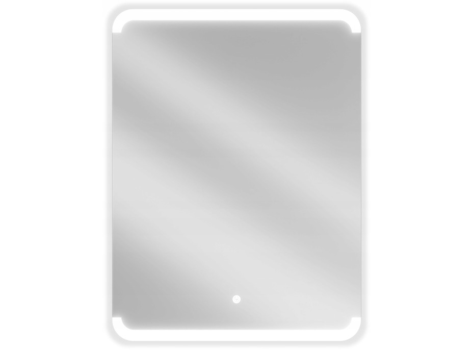 Obdélníkové zrcadlo MEXEN NIDA 60x80 cm - s LED podsvícením a vyhříváním, 9806-060-080-611-00