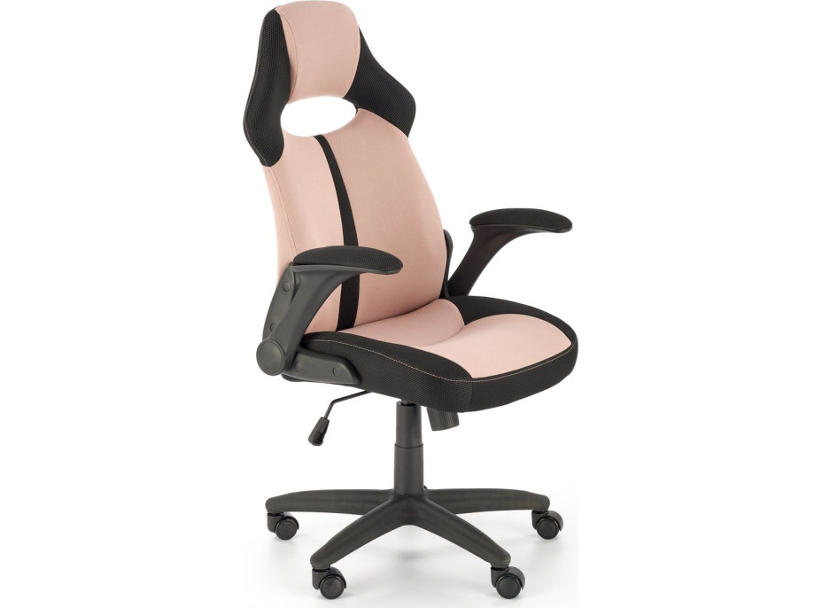 Kancelářská židle ALISON - černá/růžová