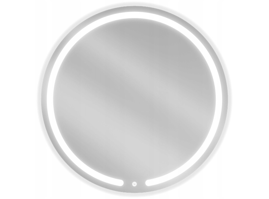 Kulaté zrcadlo MEXEN ROSE 80 cm - s LED podsvícením a vyhříváním, 9810-080-080-611-00
